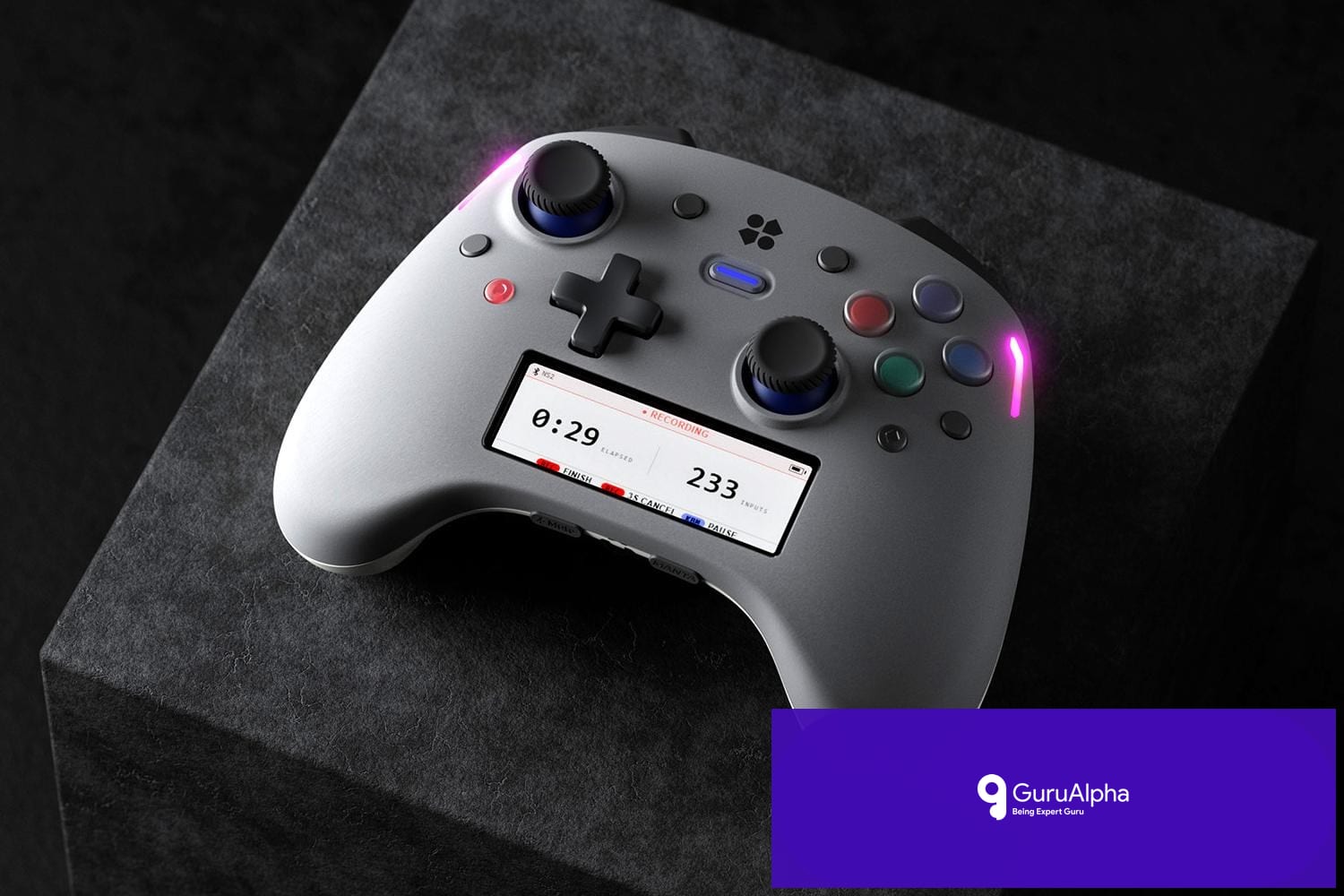 Genki Manta Customizable Gamepad Debuts with Integrated 2.9-Inch Screen
